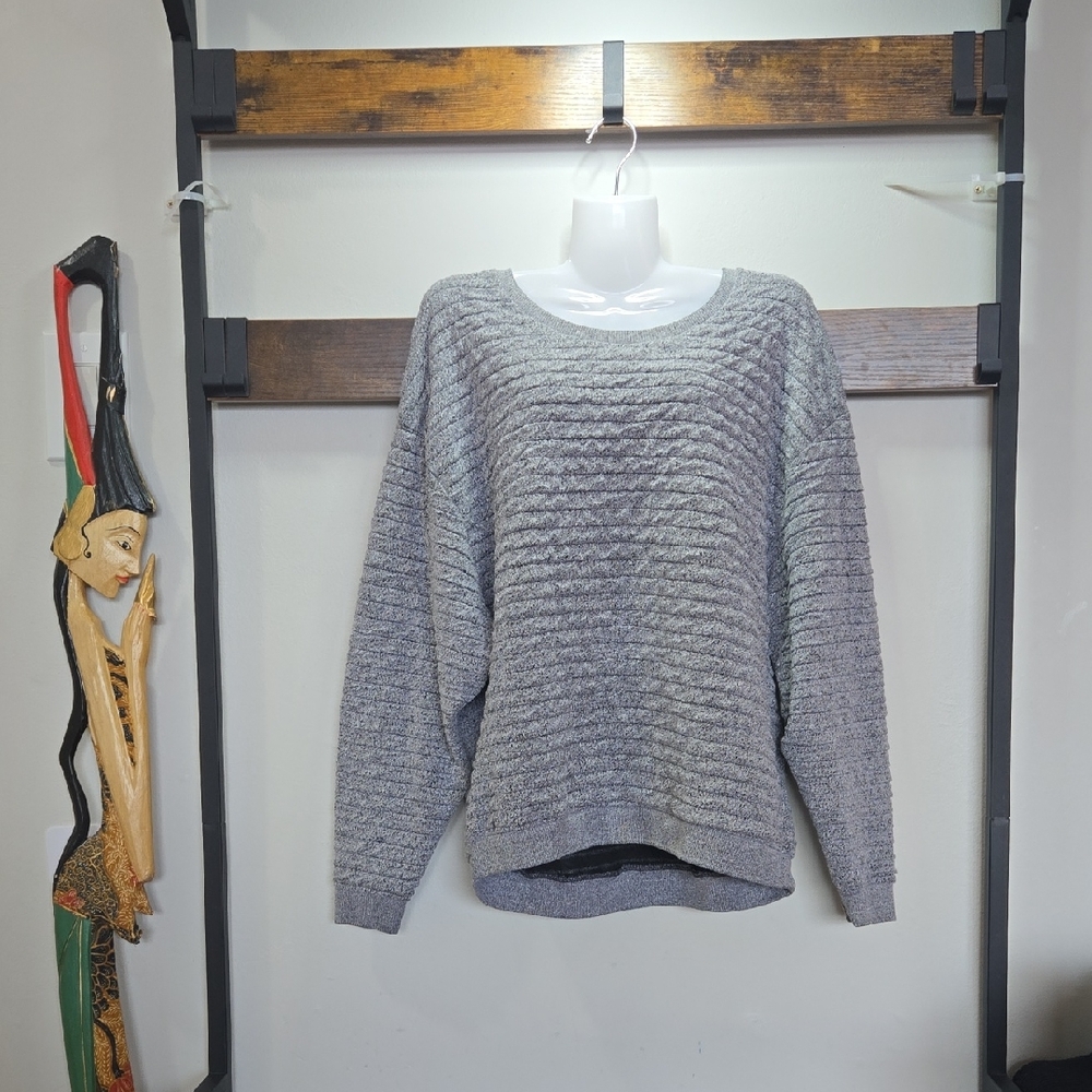 Dex Heather Gray Crew Neck Sweater